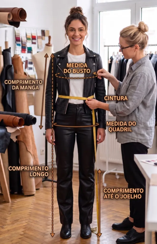 Guia de como tirar suas medidas — Rajah Couros